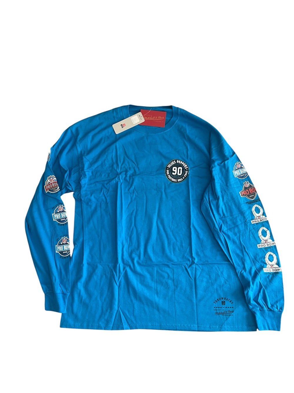 NFL Carolina Panthers Julius Peppers Pro Bowl long sleeve